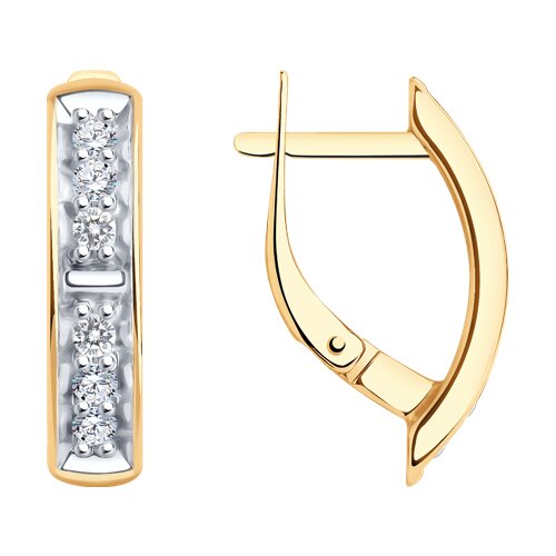 Серьги Diamant - Серебро 925, Фианит (арт. 93-120-01544-1)