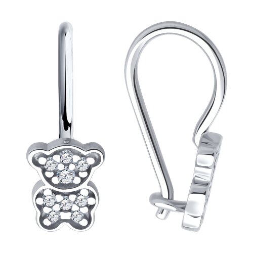 Серьги SOKOLOV - Серебро 925, Фианит (арт. 94026917)