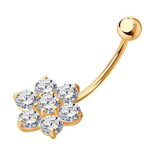 Пирсинг SOKOLOV - Серебро 925, Фианит (арт. 93060005)