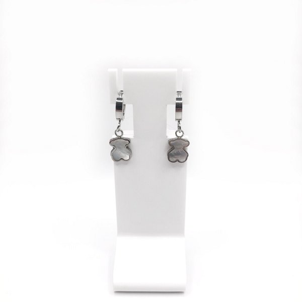 Серьги Фиделис - Прочие материалы, Перламутр (арт. T04-1E-Rd)