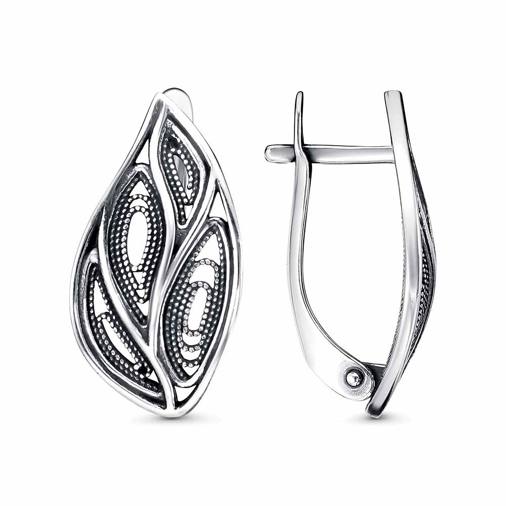 Серьги Красная пресня - Серебро 925 (арт. 33015818)