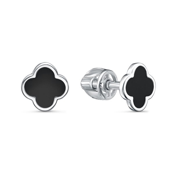 Серьги Иллада - Серебро 925, Эмаль (арт. с052691-5)