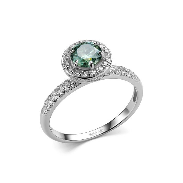 Кольцо Дар - Серебро 925, Муассанит, Фианит (арт. К-5174рс1613900)