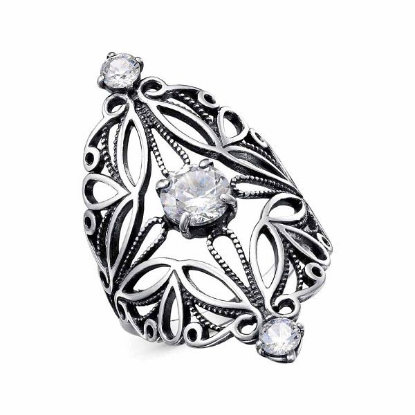 Кольцо Красная пресня - Серебро 925, Фианит (арт. 23815080)