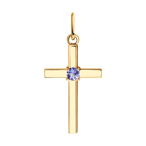 Подвеска SOKOLOV - Серебро 925, Танзанит (арт. 92030779)