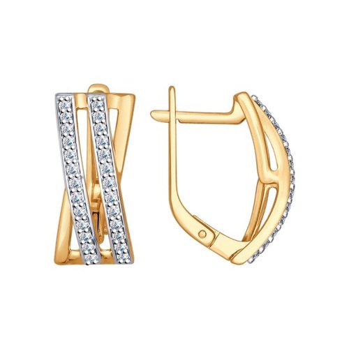 Серьги SOKOLOV - Серебро 925, Фианит (арт. 93020676)