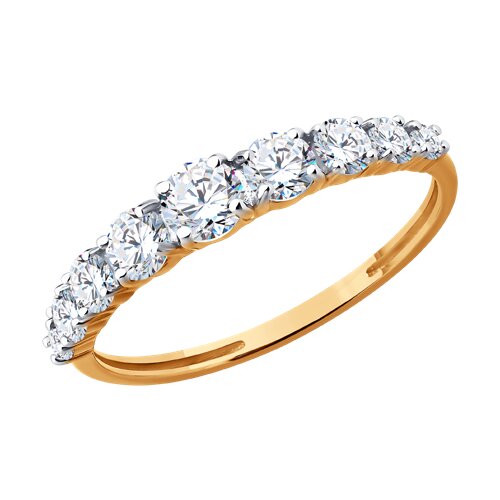 Кольцо Diamant - Золото 585, Фианит (арт. 51-110-01328-1)