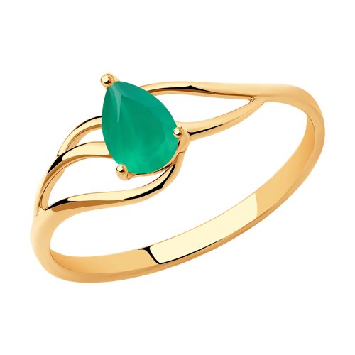 Кольцо Diamant - Золото 585, Агат (арт. 51-310-00973-3)