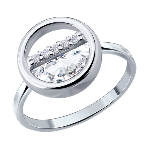 Кольцо SOKOLOV - Серебро 925, Фианит (арт. 94015026)