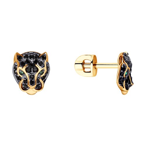 Серьги SOKOLOV - Золото 585, Фианит (арт. 0200396)