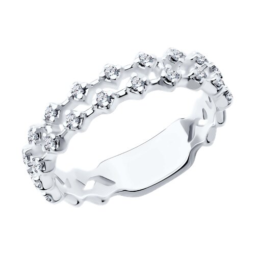 Кольцо SOKOLOV - Серебро 925, Фианит (арт. 94014091)