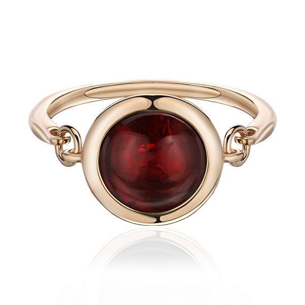 Кольцо Максипром - Серебро 925, Янтарь (арт. 210 2951 201)