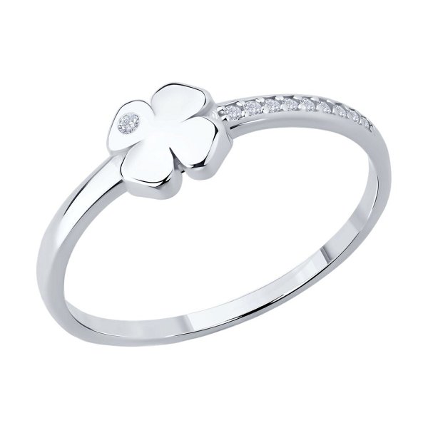 Кольцо SOKOLOV - Серебро 925, Фианит (арт. 94014267-91)