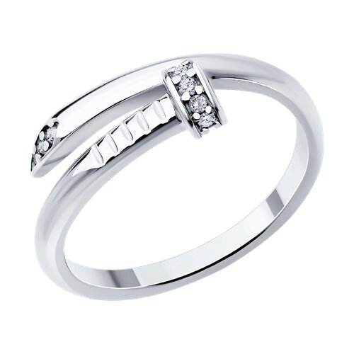 Кольцо SOKOLOV - Серебро 925, Фианит (арт. 94014212)