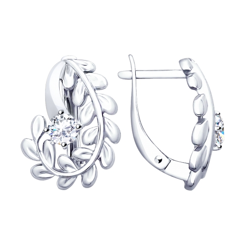 Серьги SOKOLOV - Серебро 925, Фианит (арт. 94022728)