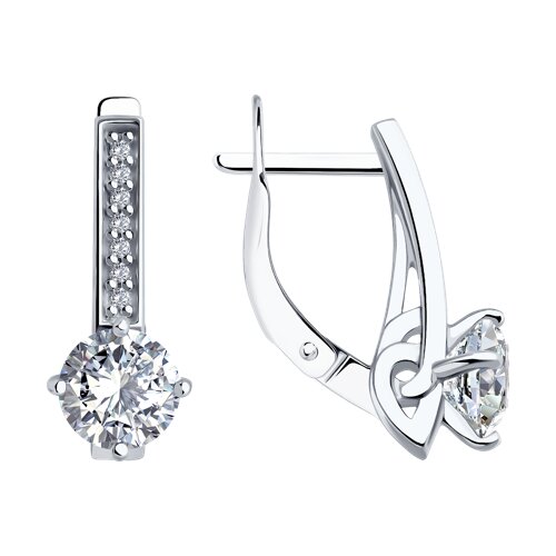 Серьги Diamant - Серебро 925, Фианит (арт. 94-120-02135-1)