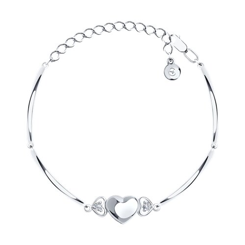 Браслет SOKOLOV - Серебро 925, Фианит (арт. 94050214)