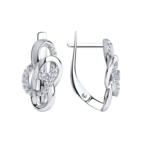 Серьги Diamant - Серебро 925, Фианит (арт. 94-120-00756-1)