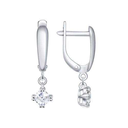 Серьги SOKOLOV - Серебро 925, Фианит (арт. 94022007)