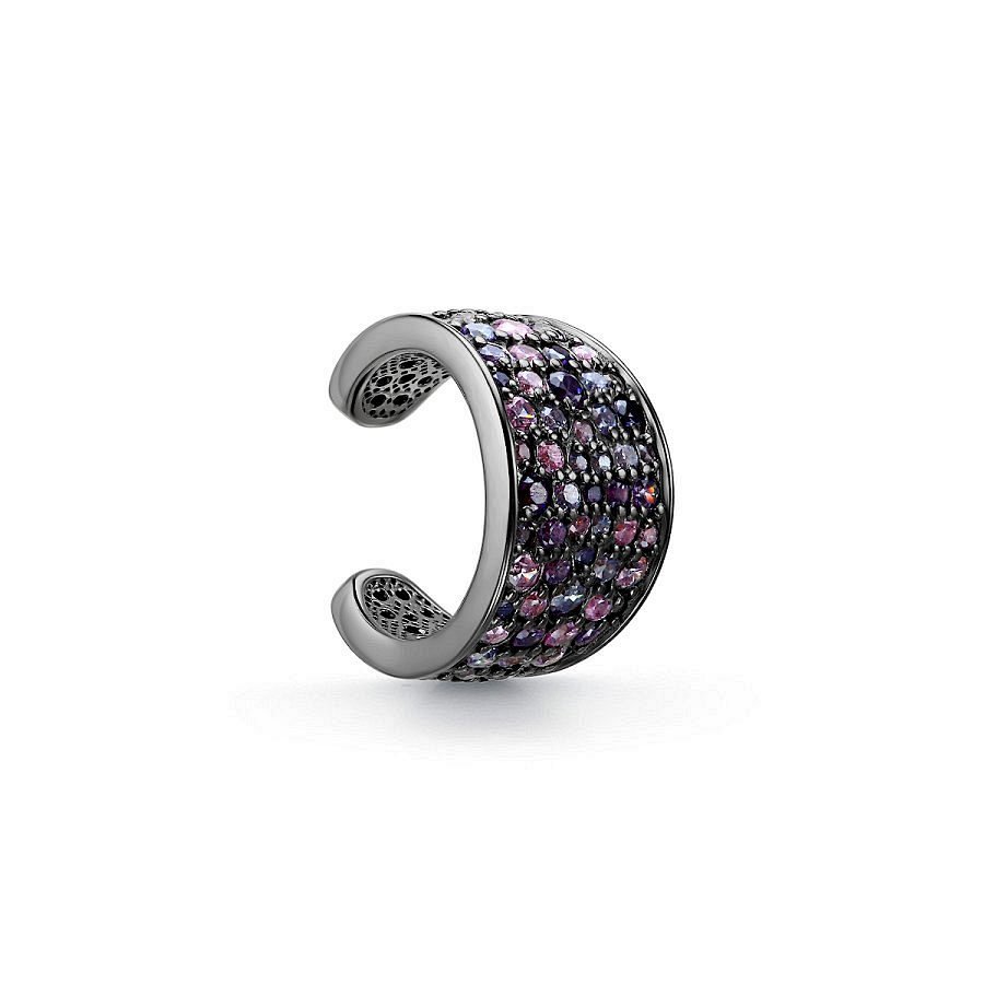 Серьга Дар - Серебро 925, Фианит (арт. С-2819чрс296)
