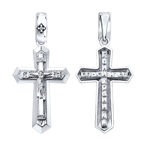 Подвеска SOKOLOV - Серебро 925, Бриллианит (арт. 87120002)