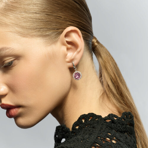 Серьги Diamant - Серебро 925, Кристалл (арт. 94-121-00513-1)