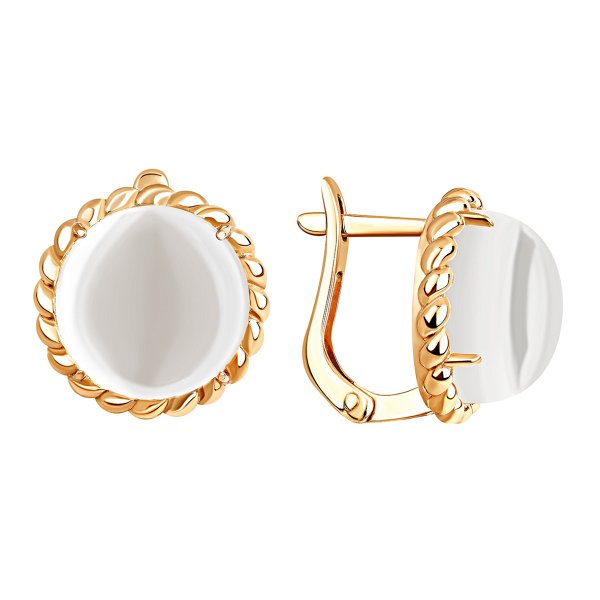 Серьги KRASNOE - Серебро 925, Горный хрусталь (арт. 2320525089)