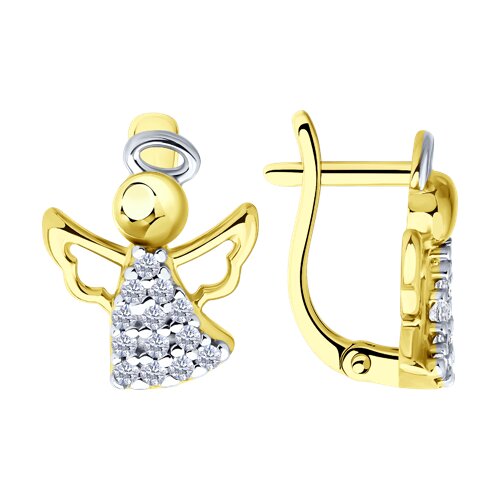 Серьги SOKOLOV - Серебро 925, Фианит (арт. 93022448)