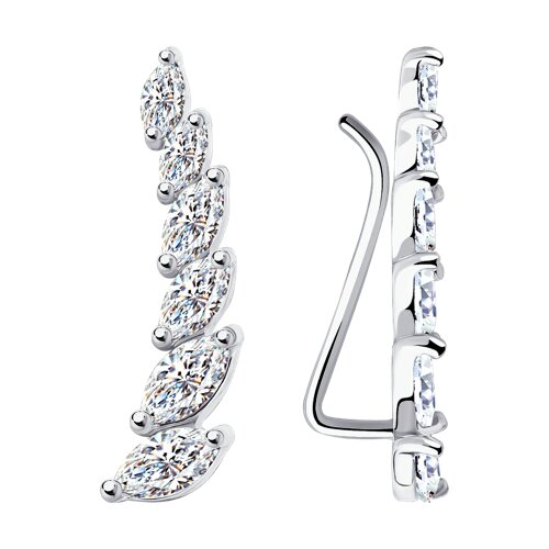 Серьги Diamant - Серебро 925, Фианит (арт. 94-120-01402-1)