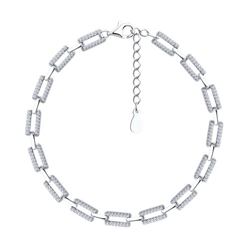 Браслет SOKOLOV - Серебро 925, Фианит (арт. 94051210-91)