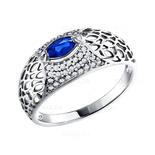 Кольцо SOKOLOV - Серебро 925, Фианит (арт. 94011098)