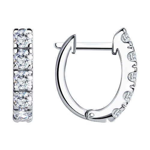 Серьги SOKOLOV - Серебро 925, Фианит (арт. 94025232)