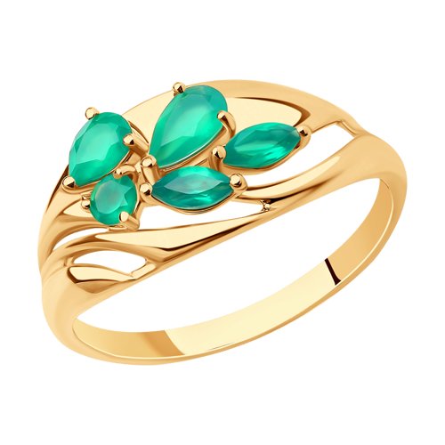 Кольцо SOKOLOV - Золото 375, Агат (арт. 37716208)