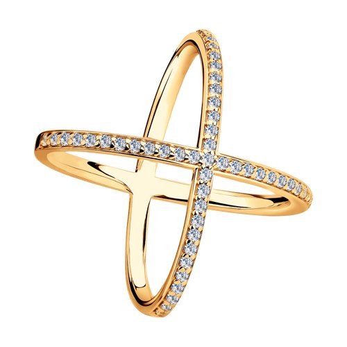 Кольцо SOKOLOV - Серебро 925, Фианит (арт. 93010867)