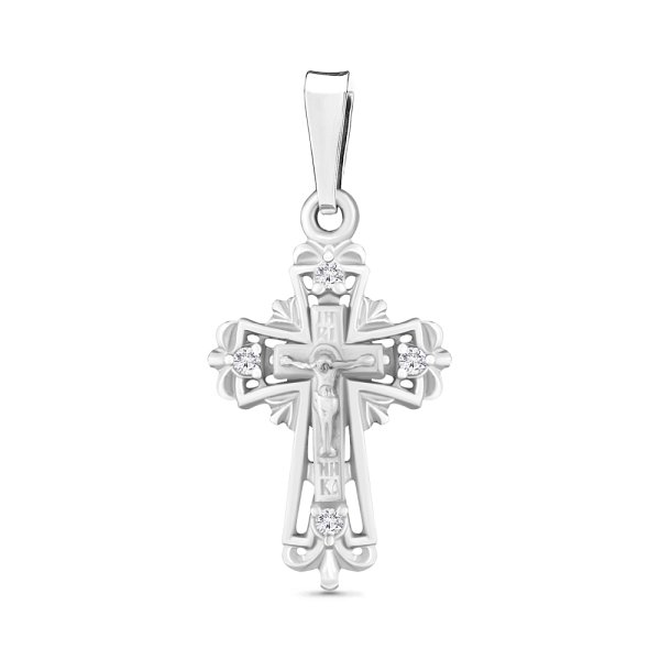 Подвеска Аквамарин - Серебро 925, Фианит (арт. 20472А.5)