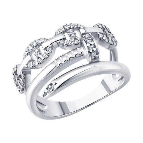 Кольцо SOKOLOV - Серебро 925, Фианит (арт. 94014707)