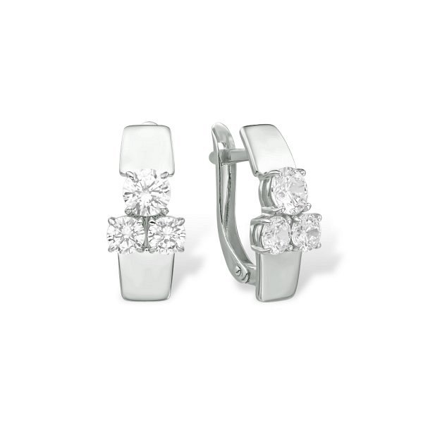 Серьги EFREMOV - Серебро 925, Фианит (арт. 12100112676-501)