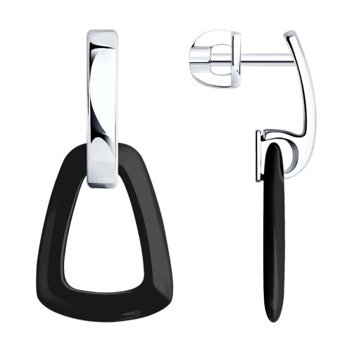 Серьги SOKOLOV - Серебро 925, Керамика (арт. 94025599)