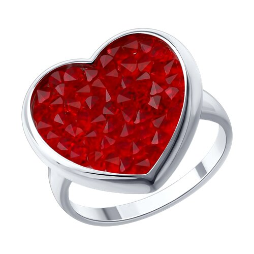 Кольцо SOKOLOV - Серебро 925, Кристальная ткань (арт. 94014942)