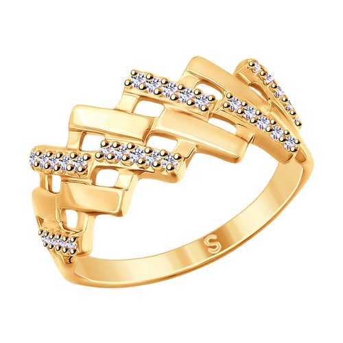 Кольцо SOKOLOV - Серебро 925, Фианит (арт. 93010767)