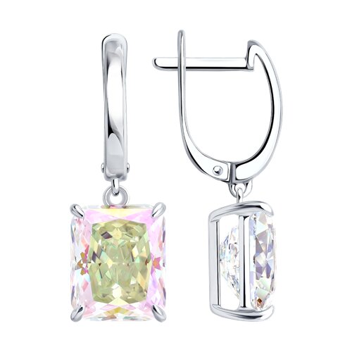 Серьги Diamant - Серебро 925, Фианит (арт. 94-121-00082-2)