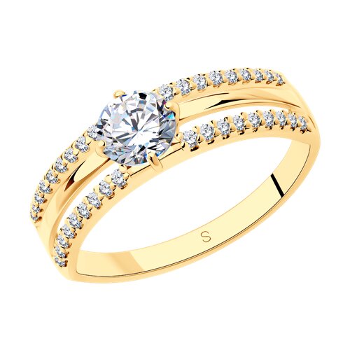 Кольцо SOKOLOV - Серебро 925, Фианит (арт. 93011011)