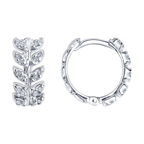 Серьги SOKOLOV - Серебро 925, Фианит (арт. 94026740)