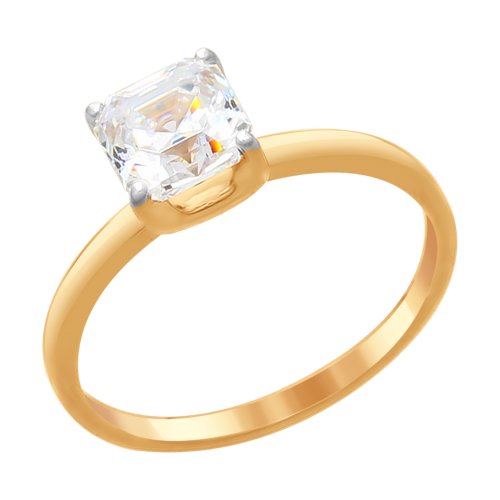 Кольцо SOKOLOV - Серебро 925, Swarovski (арт. 89010100)