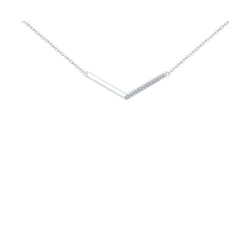 Колье SOKOLOV - Серебро 925, Фианит (арт. 94070088)