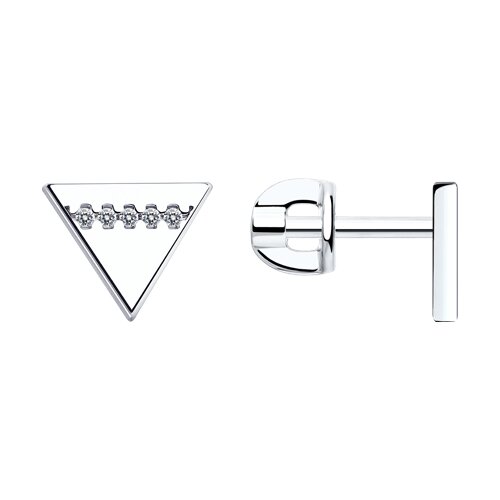 Серьги Diamant - Серебро 925, Фианит (арт. 94-122-01412-1)