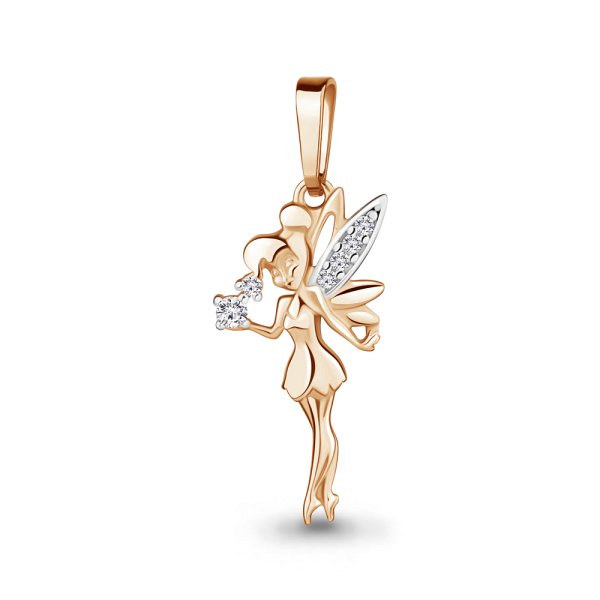 Подвеска Аквамарин - Серебро 925, Фианит (арт. 24777А.6)