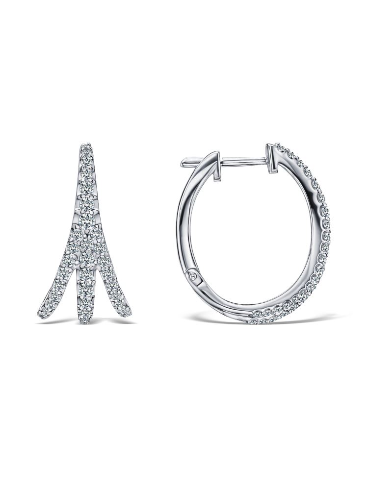 Серьги Иллада - Серебро 925, Фианит (арт. с822822)