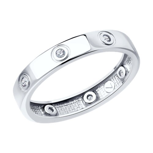 Кольцо SOKOLOV - Серебро 925, Фианит (арт. 94013808)