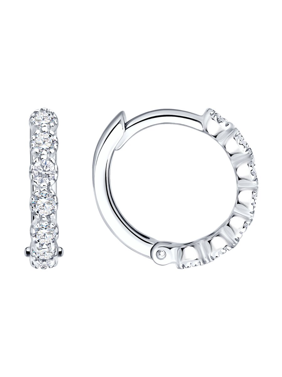 Серьги SOKOLOV - Серебро 925, Фианит (арт. 94025858)